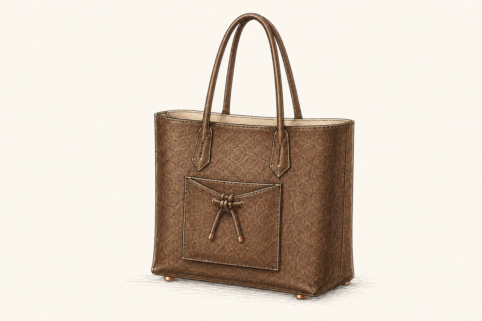 Lungo Tote Bag Konzeptzeichnung